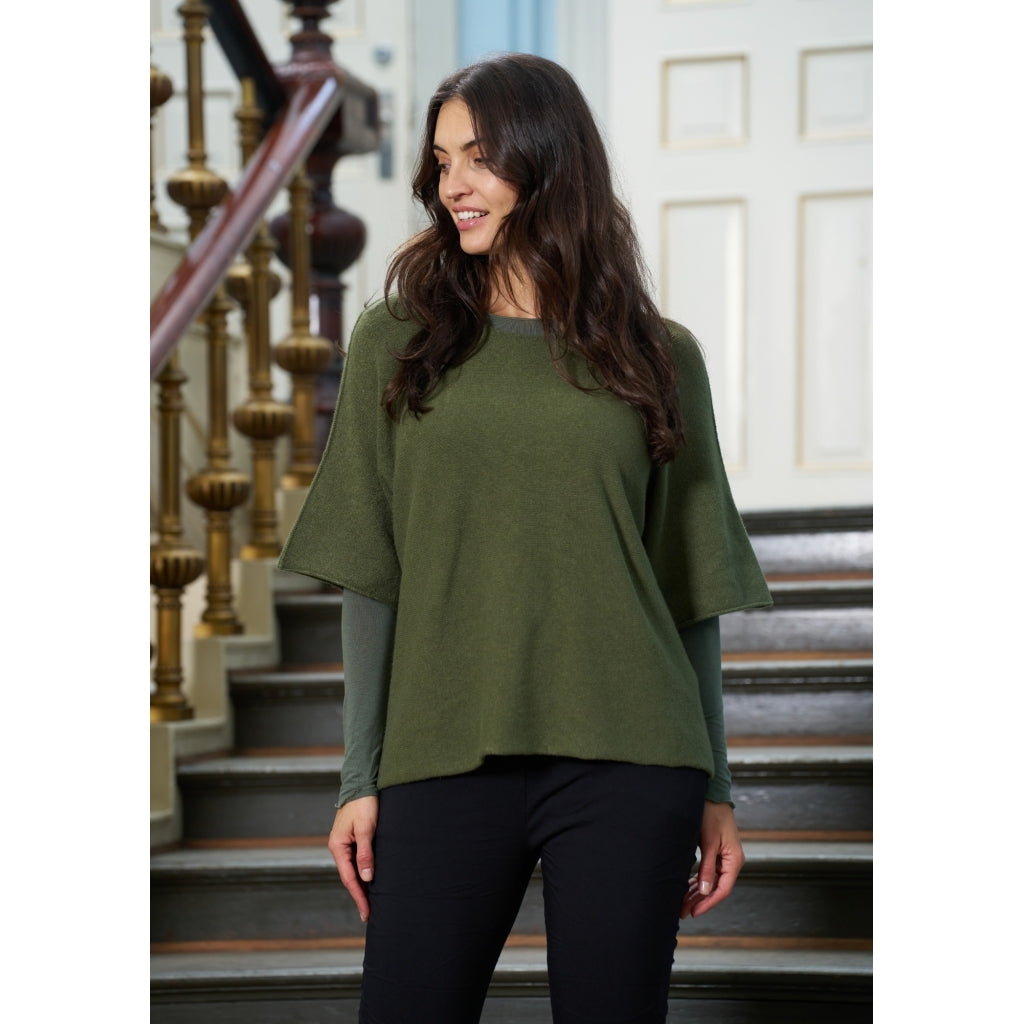 MARTA DU CHATEAU MdcSia Knit Knit Army