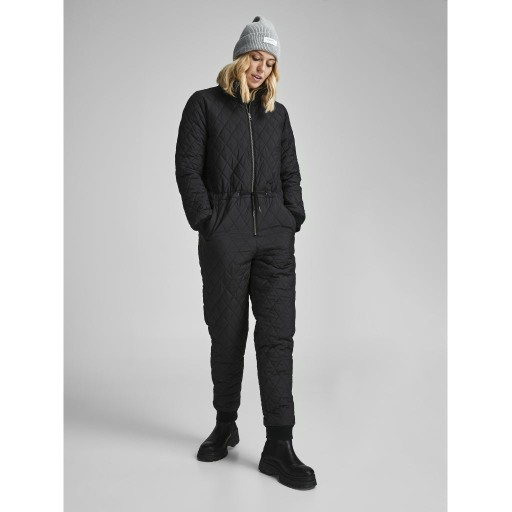 MARTA DU CHATEAU Dame jumpsuit Winter jacket Black