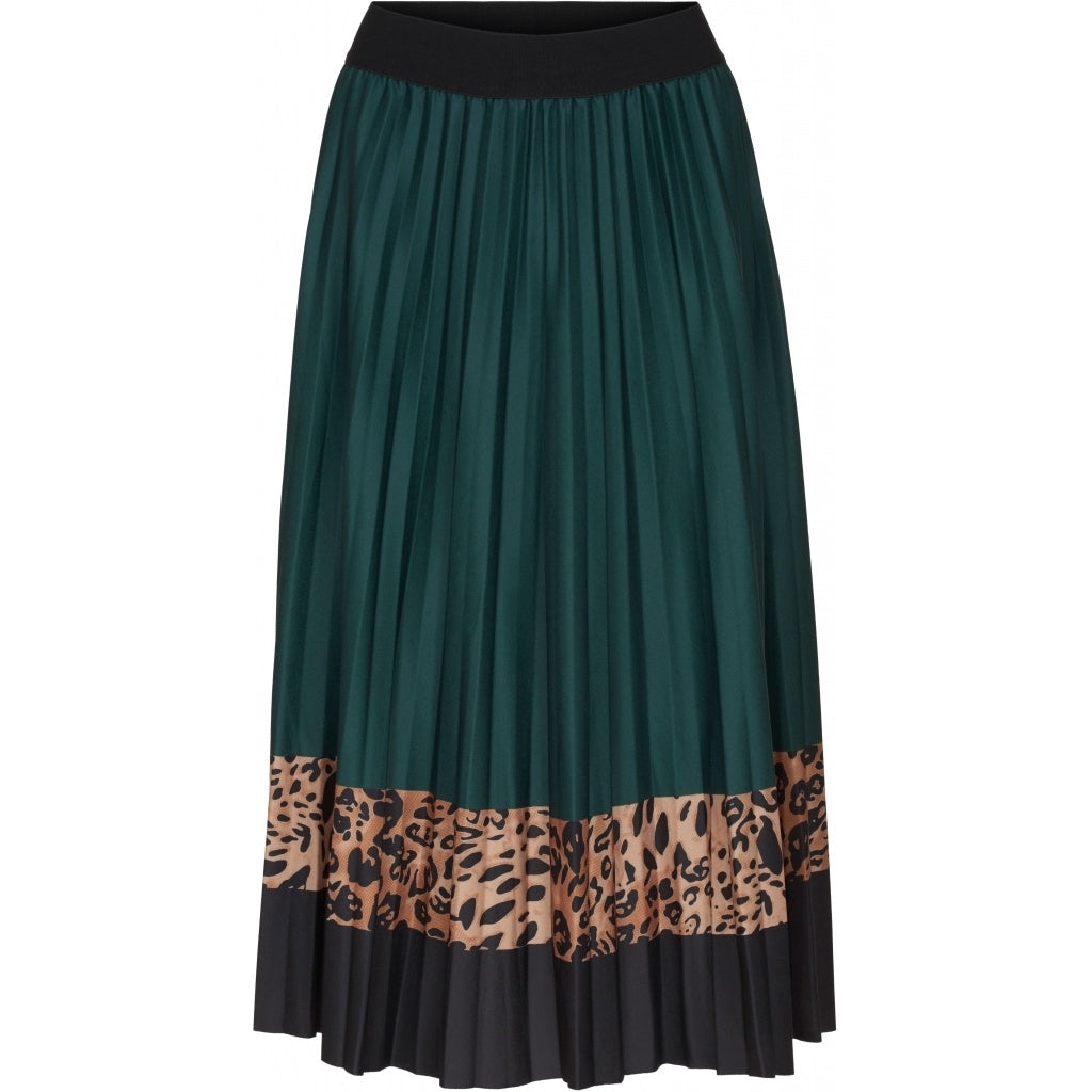 MARTA DU CHATEAU Flerfarvet nederdel Restudsalg Kaki