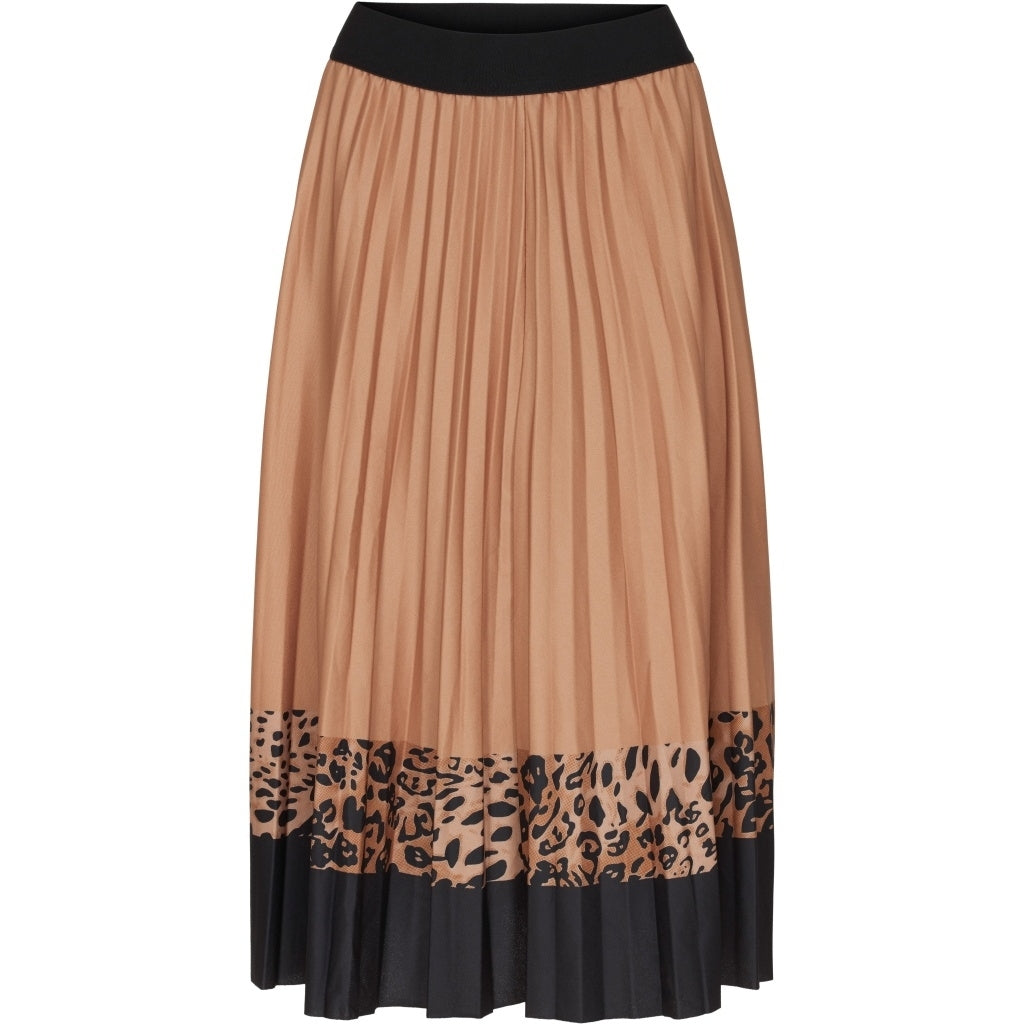 MARTA DU CHATEAU Flerfarvet nederdel Restudsalg Taupe