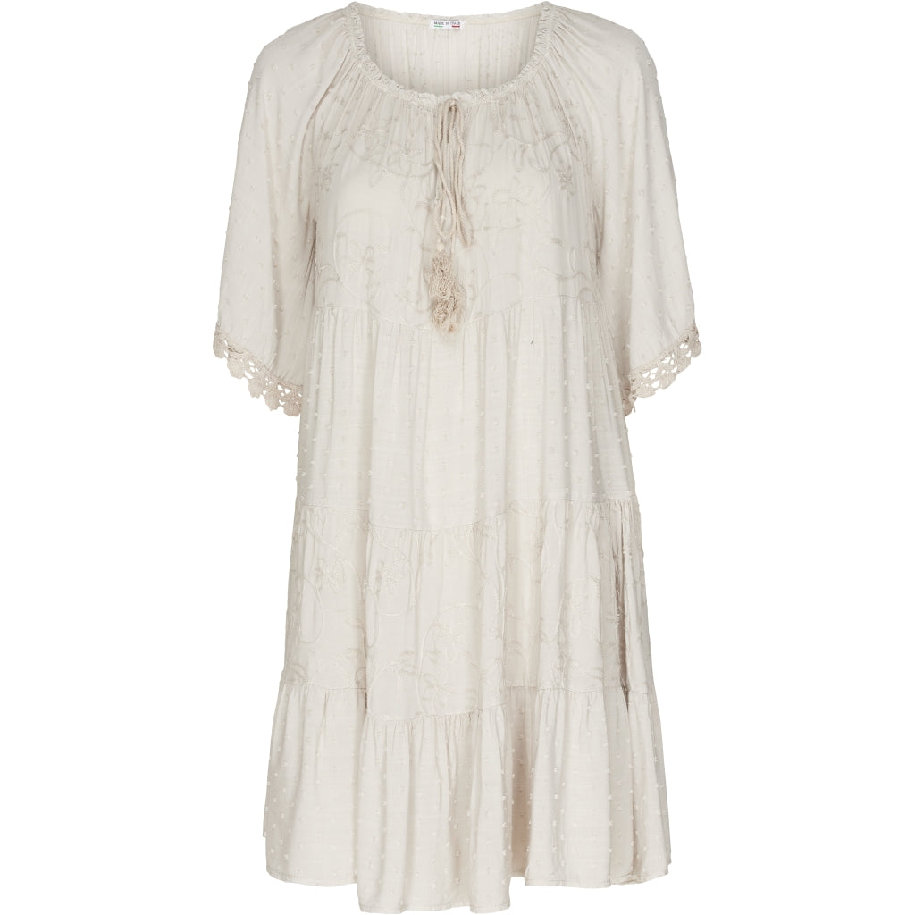 MARTA DU CHATEAU Kjole med mønster Dress Sand