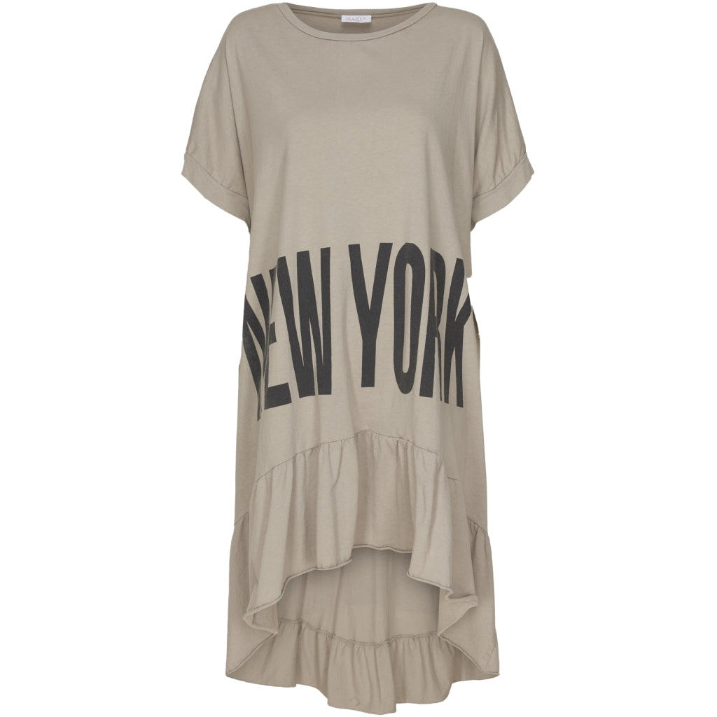 MARTA DU CHATEAU Kjole med skrift Dress Fango