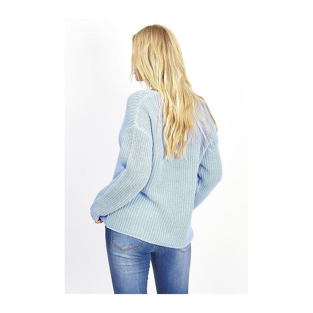 MARTA DU CHATEAU Knit Restudsalg Blue