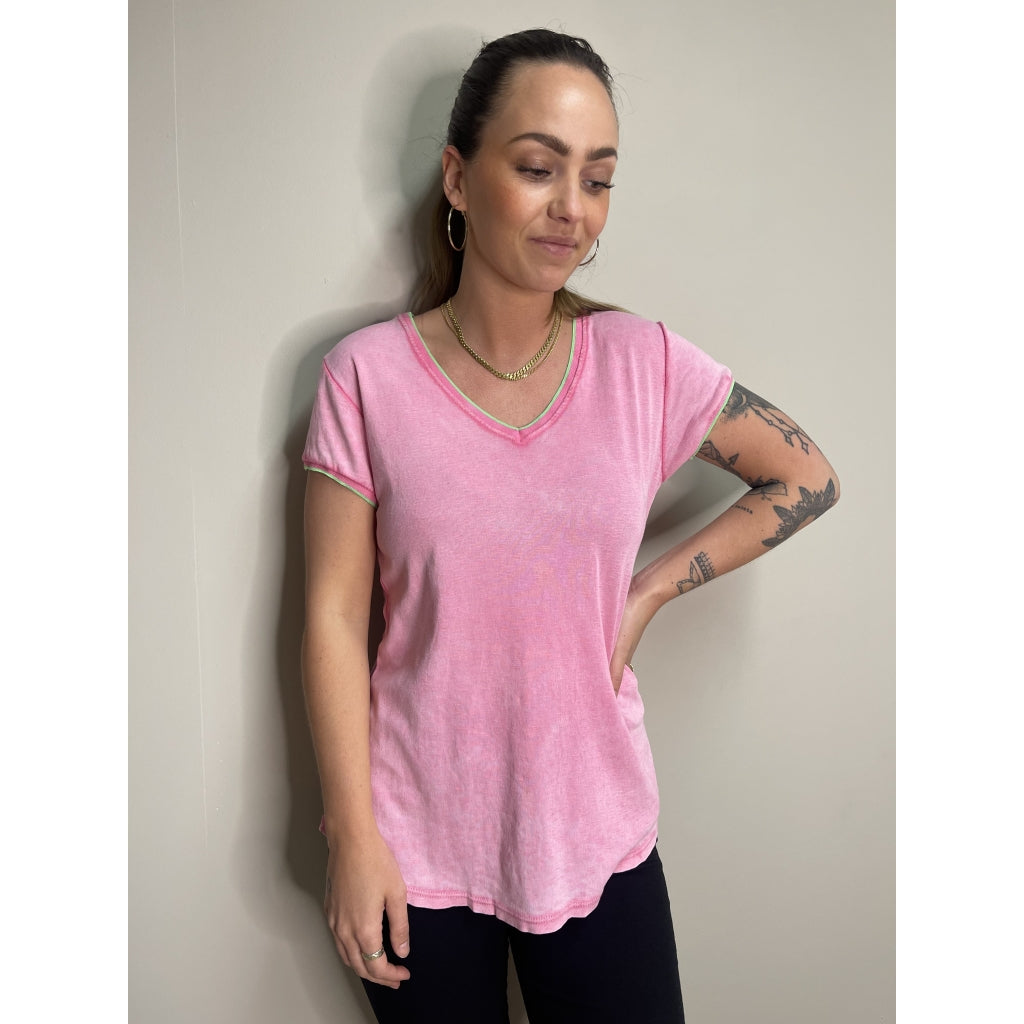 MARTA DU CHATEAU Marta Du Chateau Tee - Erika 8846. Restudsalg Pink