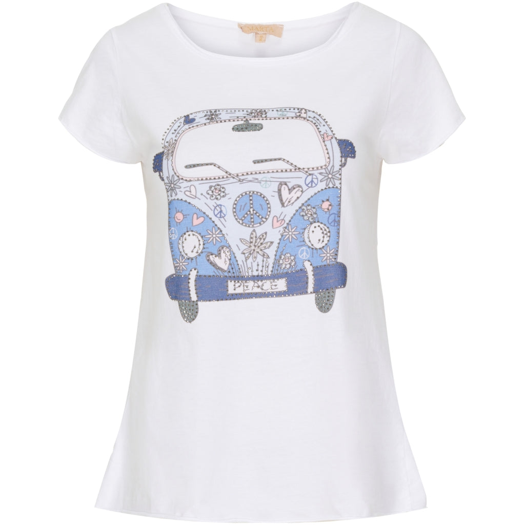 MARTA DU CHATEAU Marta Du Chateau Tee 0301 Bus Restudsalg Blue