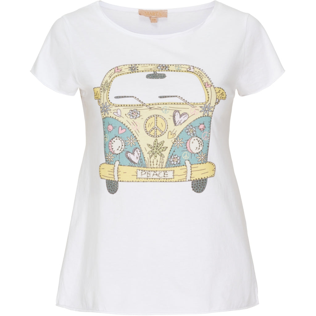 MARTA DU CHATEAU Marta Du Chateau Tee 0301 Bus Restudsalg Yellow