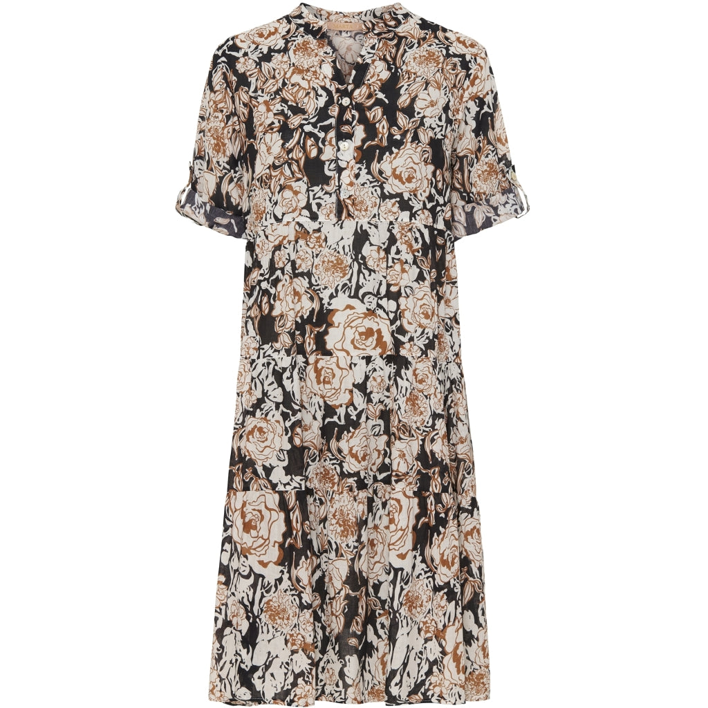 MARTA DU CHATEAU Marta Du Chateau dame Tunika 2869 Restudsalg Black/Beige