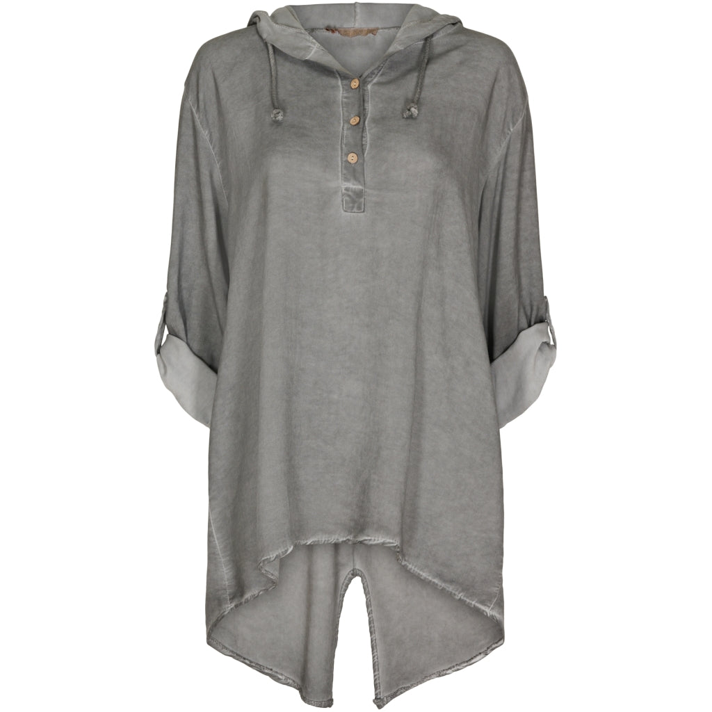 MARTA DU CHATEAU Marta Du Chateau dame Tunika 3125 Cold Wash Restudsalg Cold Wash Grigio