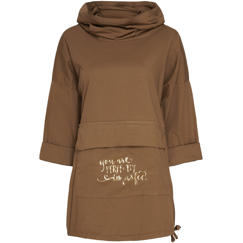 MARTA DU CHATEAU Marta Du Chateau dame bluse - 4899 Restudsalg Tabacco