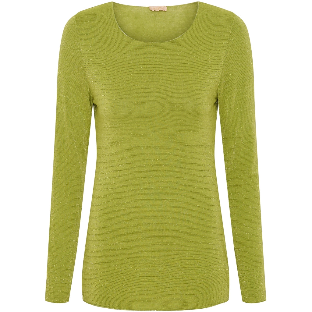 MARTA DU CHATEAU Marta Du Chateau dame bluse 10298/Y T-shirt long sleeves Pistacchio