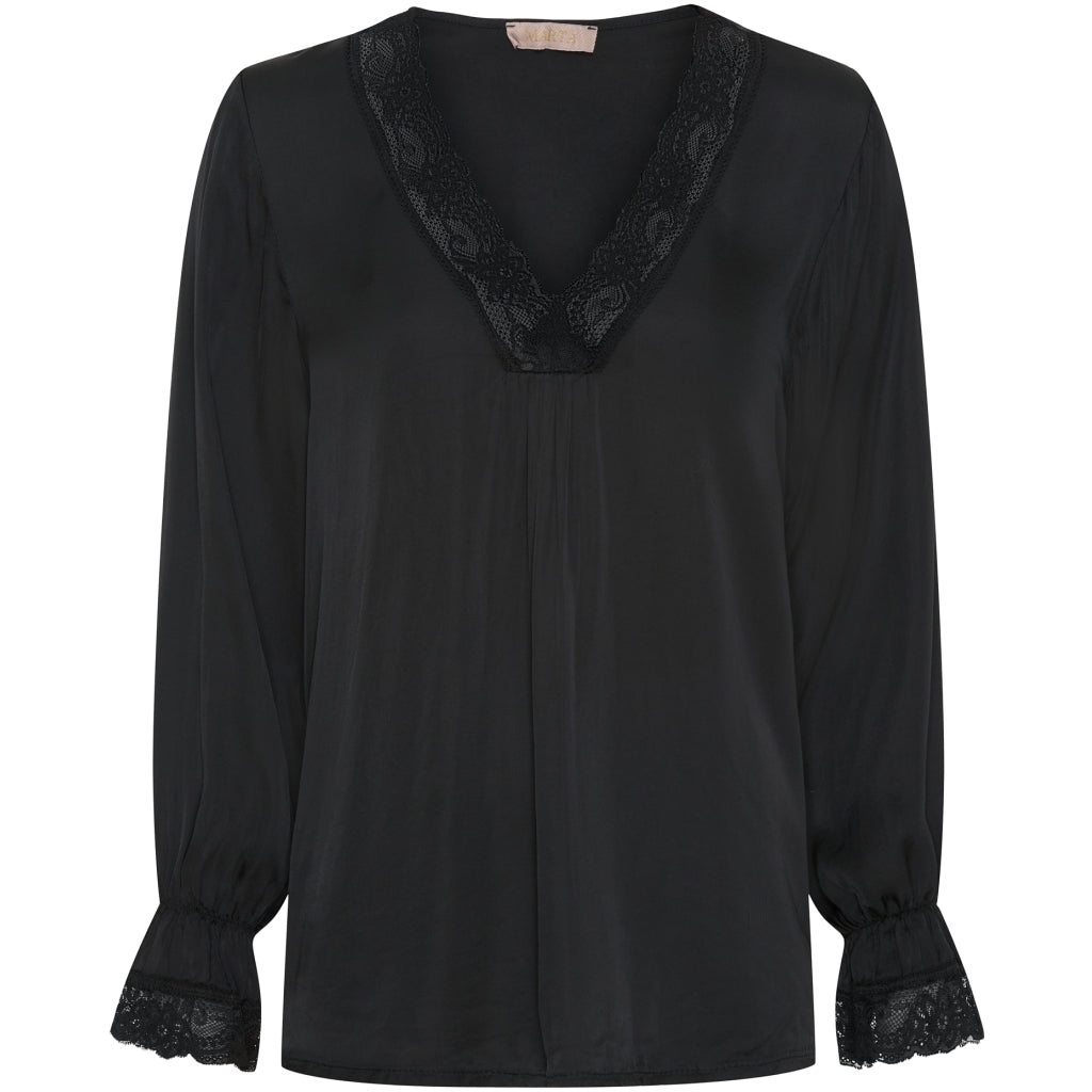 MARTA DU CHATEAU Marta Du Chateau dame bluse 22364 Restudsalg Black