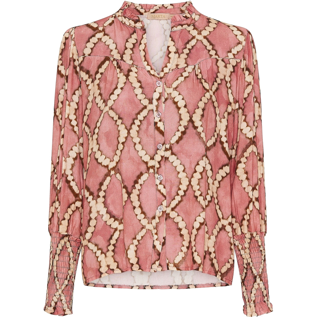 MARTA DU CHATEAU Marta Du Chateau dame bluse 2647 Restudsalg Rose