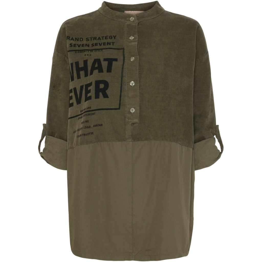 MARTA DU CHATEAU Marta Du Chateau dame bluse 3659 Restudsalg Kaki