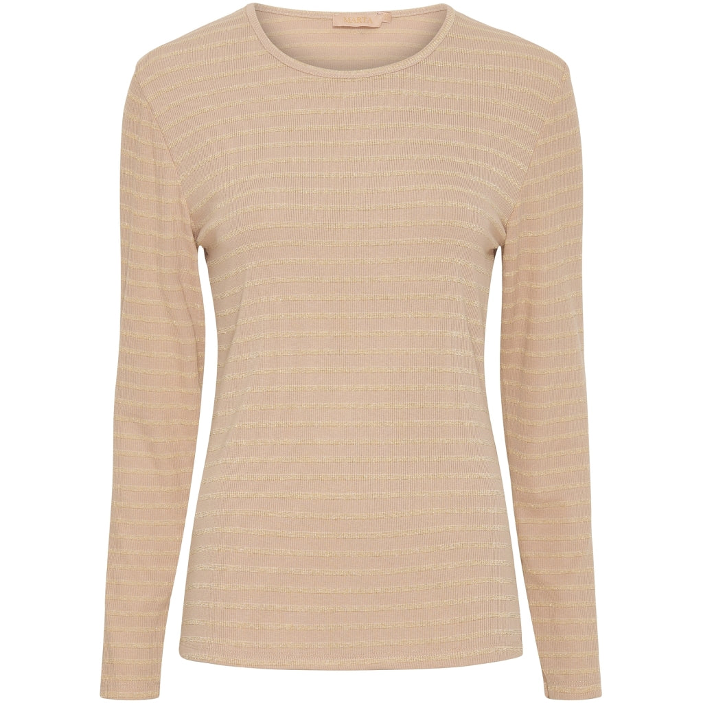 MARTA DU CHATEAU Marta Du Chateau dame bluse 5356 T-shirt Orzo/Gold