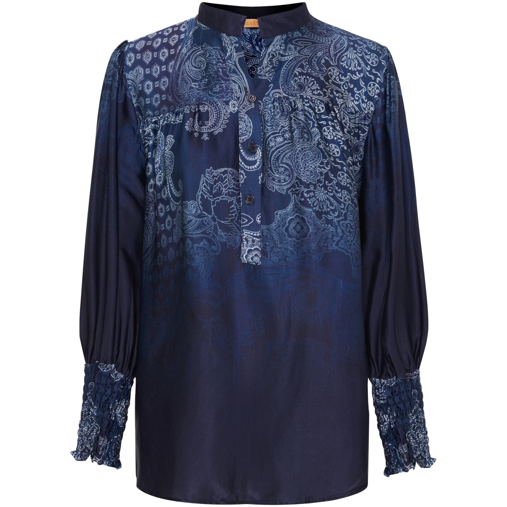 MARTA DU CHATEAU Marta Du Chateau dame bluse 5409 Restudsalg Blue