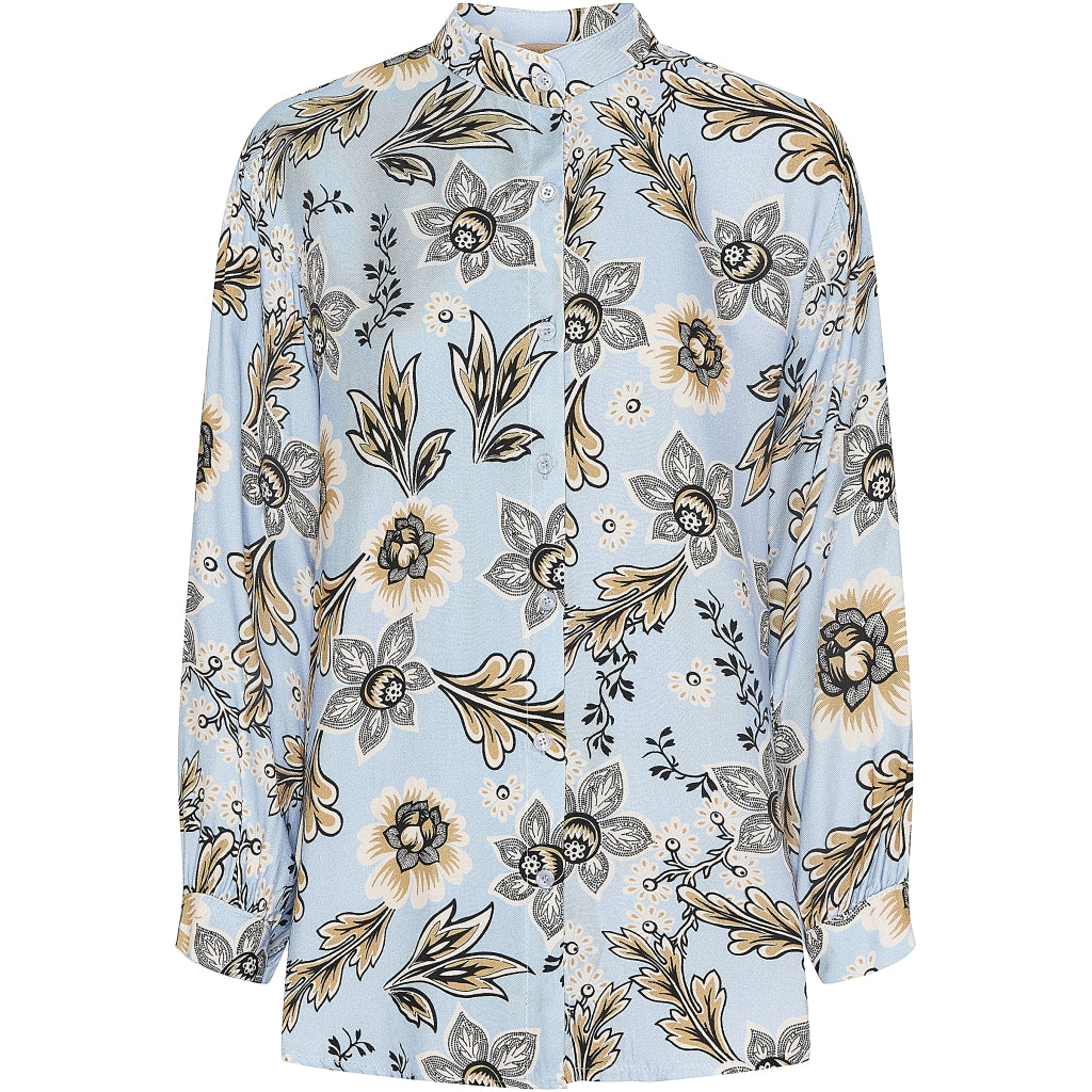 MARTA DU CHATEAU Marta Du Chateau dame bluse 5426 Shirt Celeste