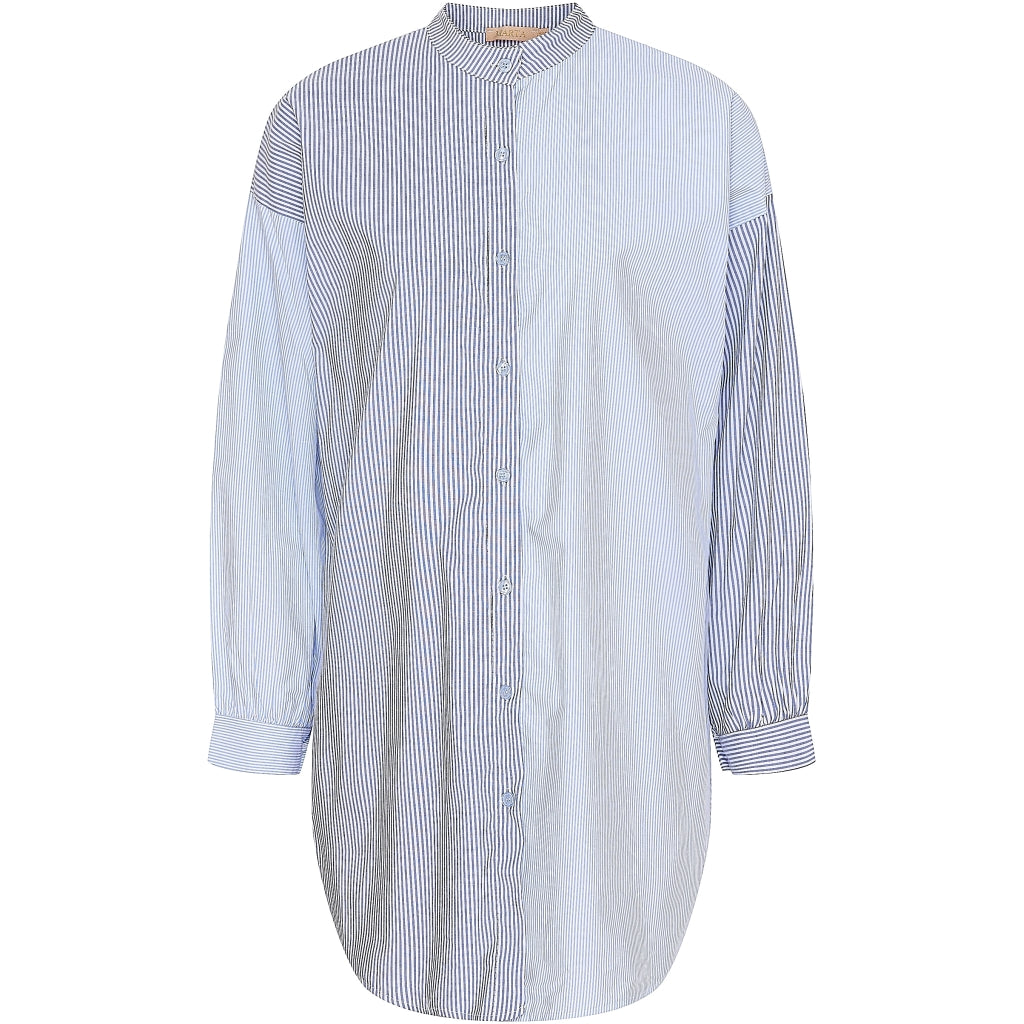 MARTA DU CHATEAU Marta Du Chateau dame bluse 5521 Restudsalg Blue