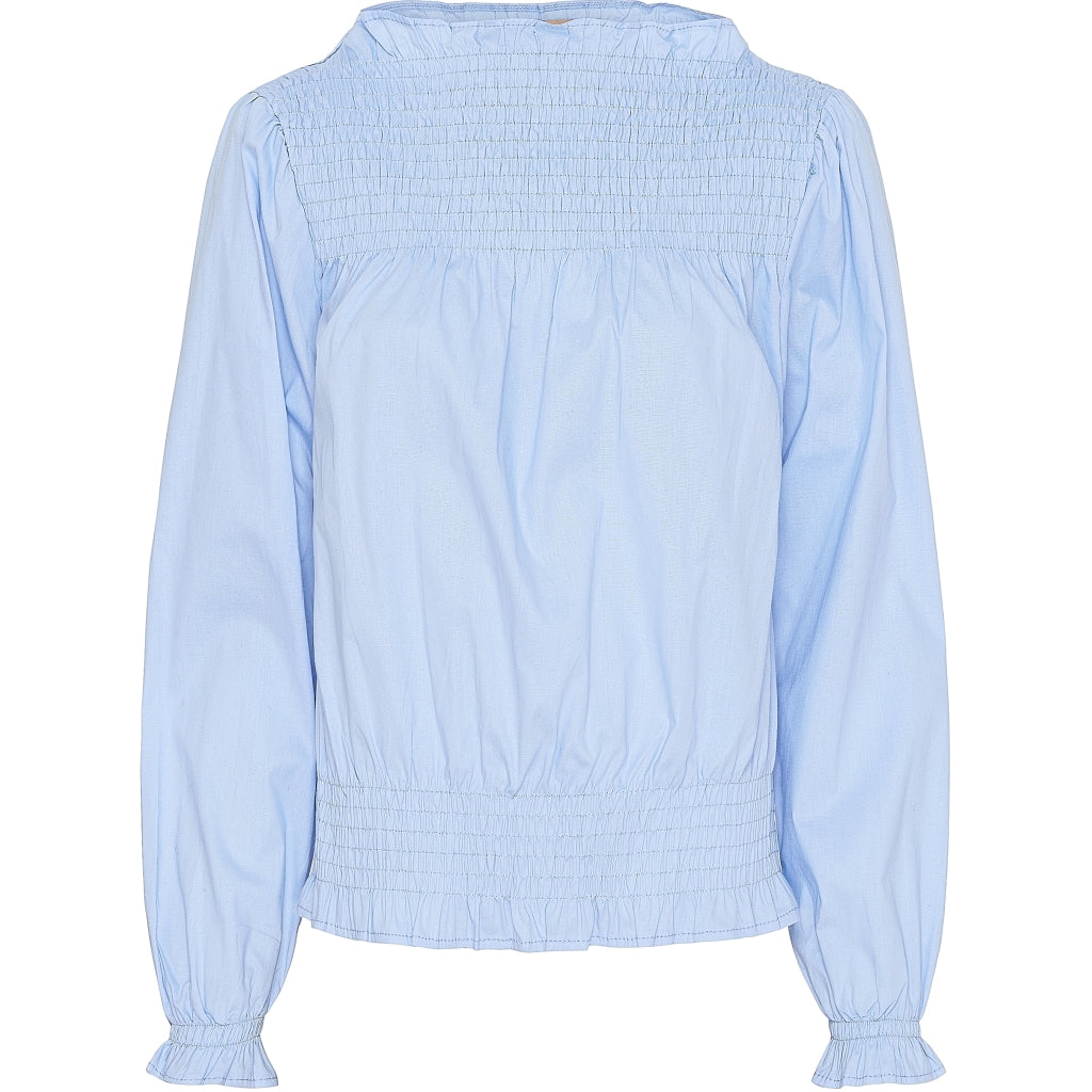 MARTA DU CHATEAU Marta Du Chateau dame bluse 5523 Shirt Celeste