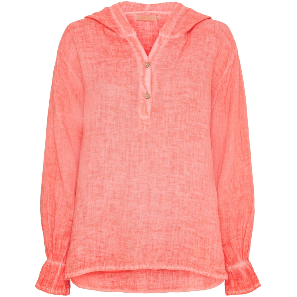 MARTA DU CHATEAU Marta Du Chateau dame bluse 5604 Restudsalg Corallo