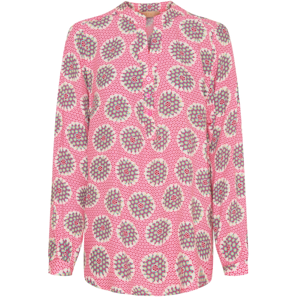 MARTA DU CHATEAU Marta Du Chateau dame bluse MdcAstrid 8128 Shirt Fuxia2424