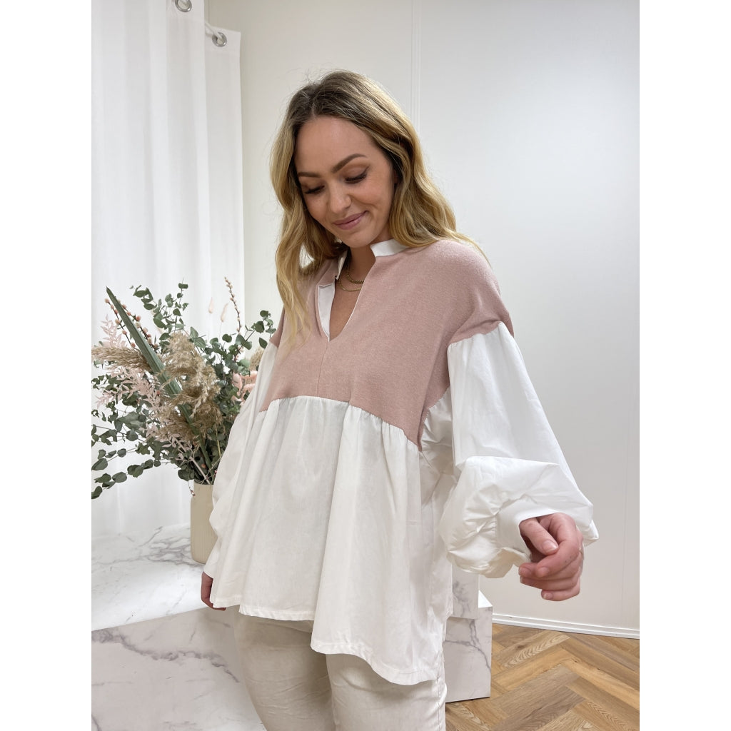 MARTA DU CHATEAU Marta Du Chateau dame bluse 82010 Restudsalg Pink
