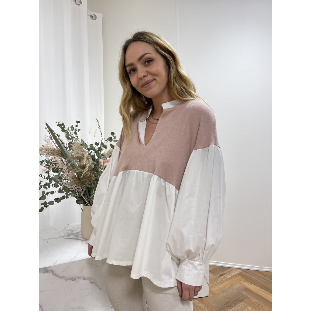 MARTA DU CHATEAU Marta Du Chateau dame bluse 82010 Restudsalg Pink