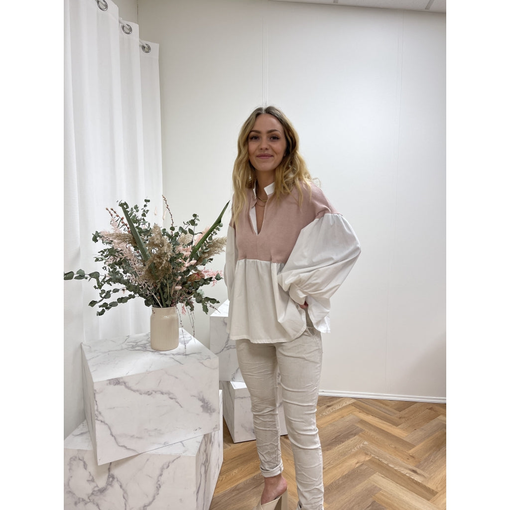 MARTA DU CHATEAU Marta Du Chateau dame bluse 82010 Restudsalg Pink