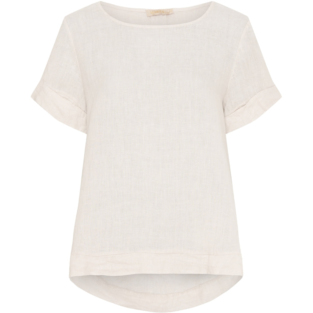 MARTA DU CHATEAU Marta Du Chateau dame bluse MdcNatalie Blouse Sabbia1752