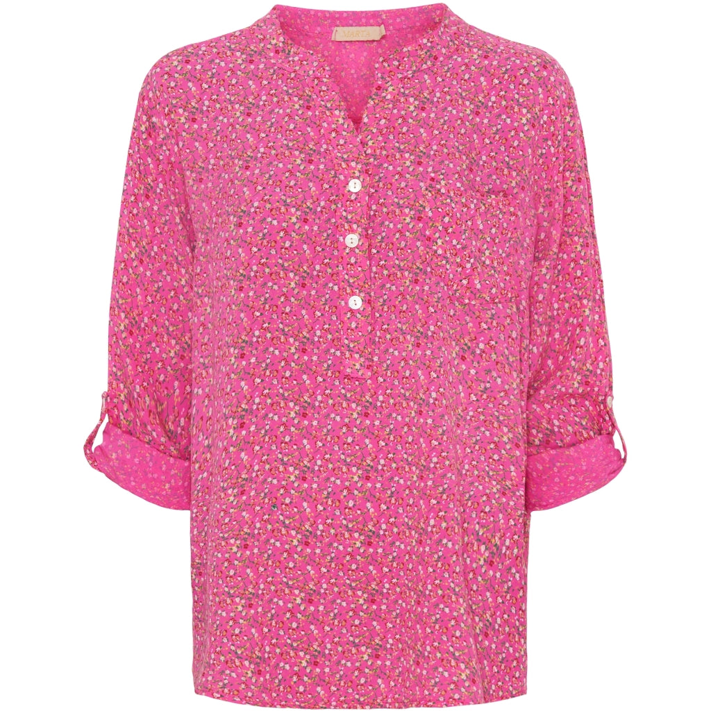 MARTA DU CHATEAU Marta Du Chateau dame bluse 8503 Restudsalg Fuxia Cute