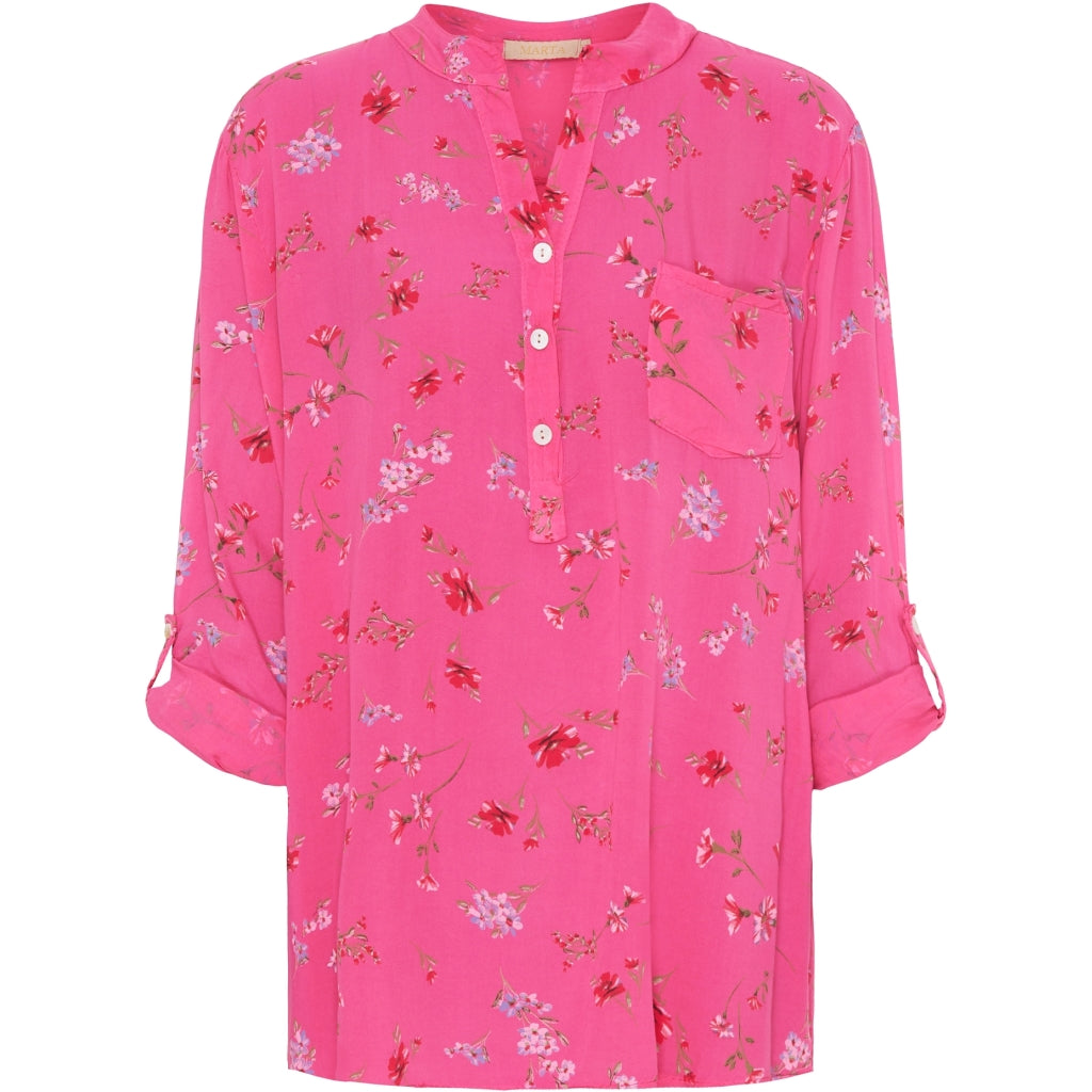 MARTA DU CHATEAU Marta Du Chateau dame bluse 8503 Restudsalg Fuxia Romance