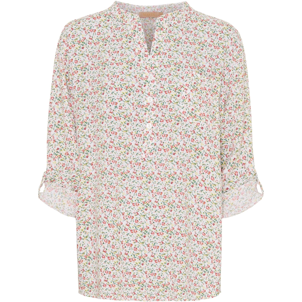 MARTA DU CHATEAU Marta Du Chateau dame bluse 8503 Restudsalg White Cute