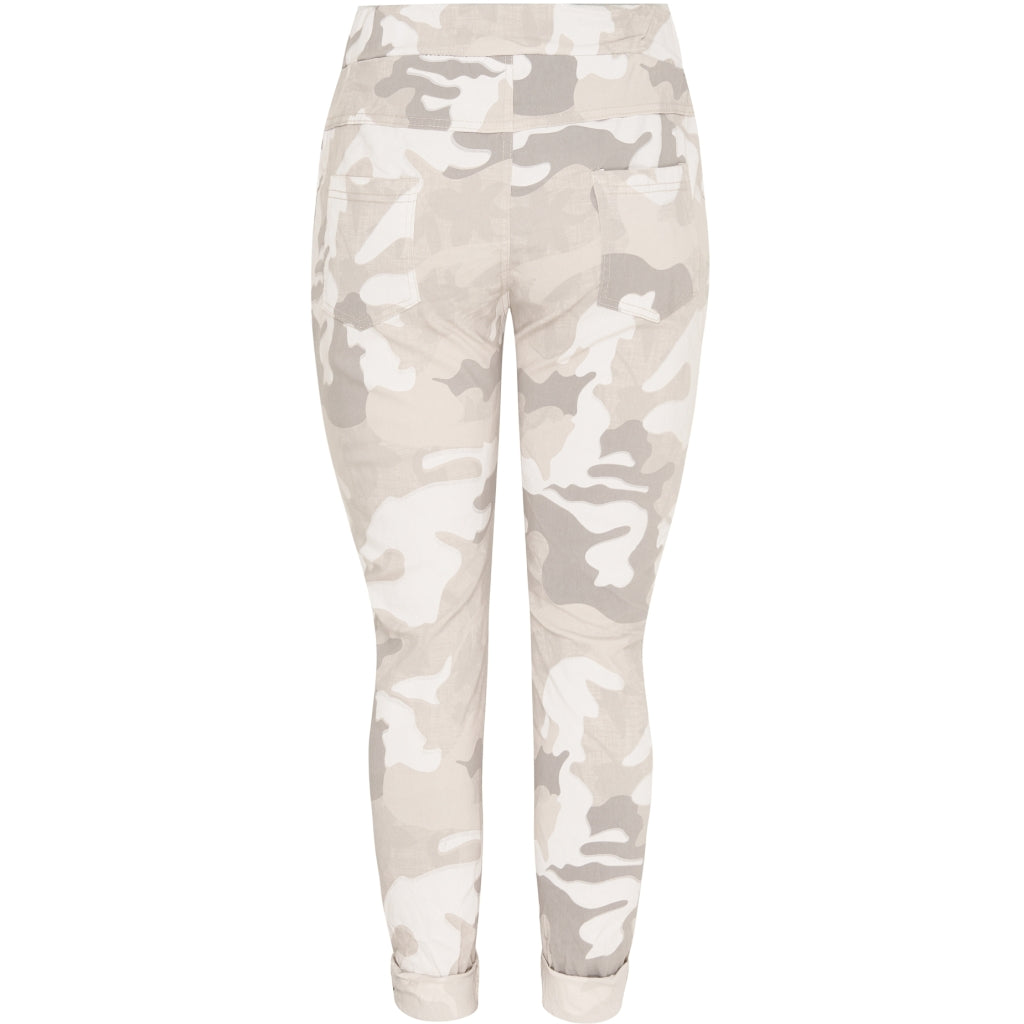 MARTA DU CHATEAU Marta Du Chateau dame bukser 21055 Pant Beige camo