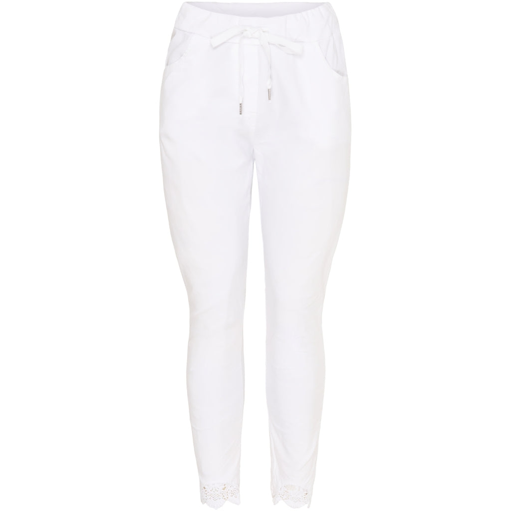 MARTA DU CHATEAU Marta Du Chateau dame bukser 61269 Pant White
