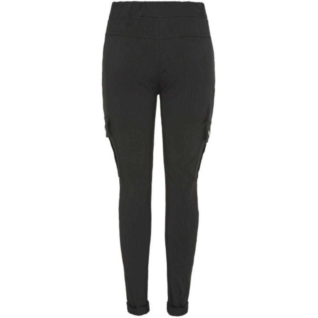 MARTA DU CHATEAU Marta Du Chateau dame cargo bukser 21009 Restudsalg Black