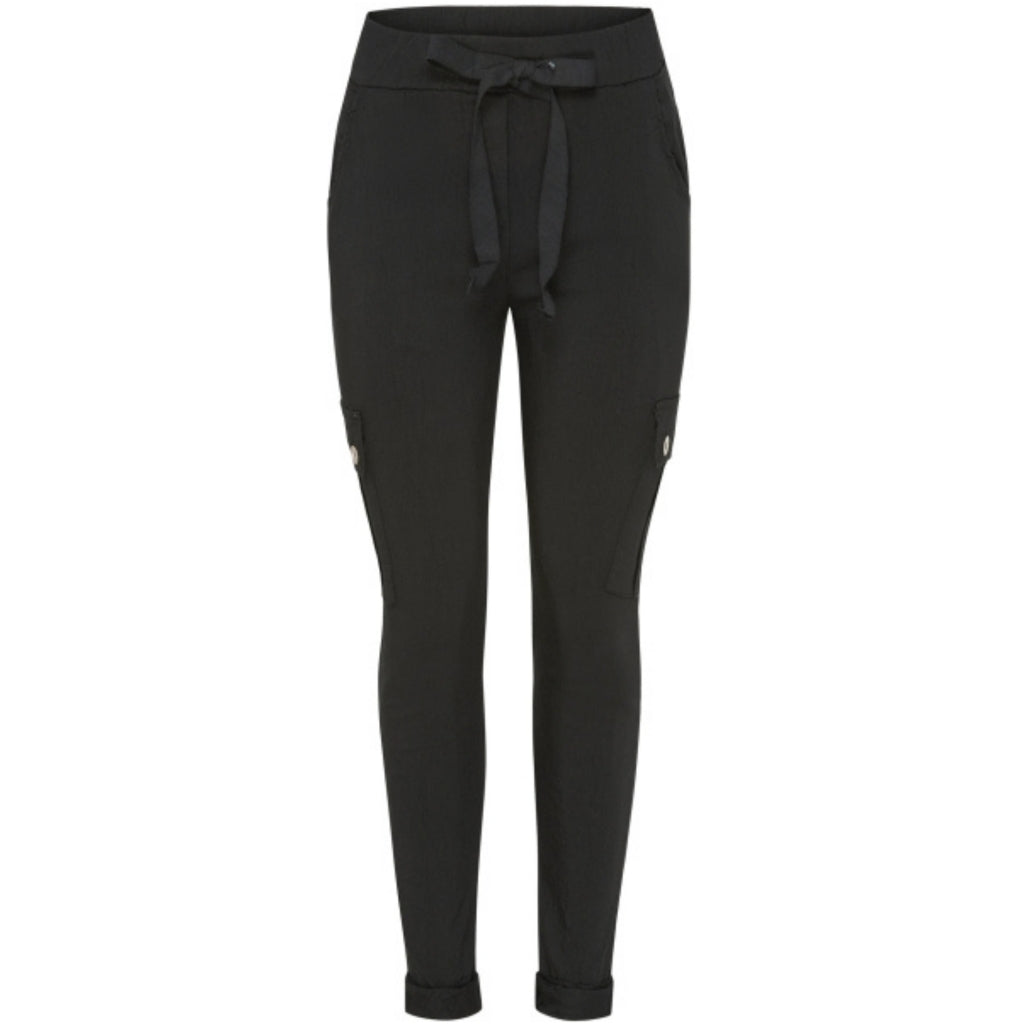 MARTA DU CHATEAU Marta Du Chateau dame cargo bukser 21009 Restudsalg Black