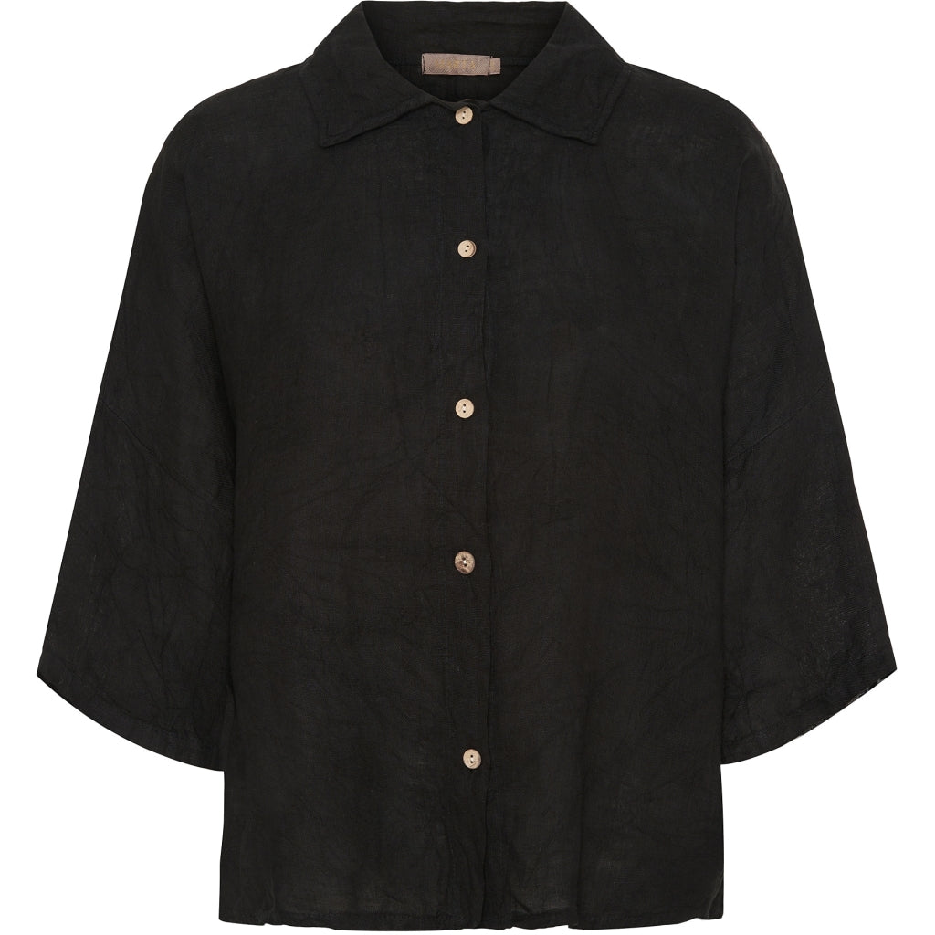 MARTA DU CHATEAU Marta Du Chateau dame skjorte 81295 Restudsalg Black SS