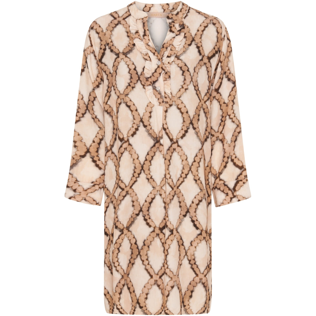 MARTA DU CHATEAU Marta Du Chateau dame kjole 2604B Dress Beige new
