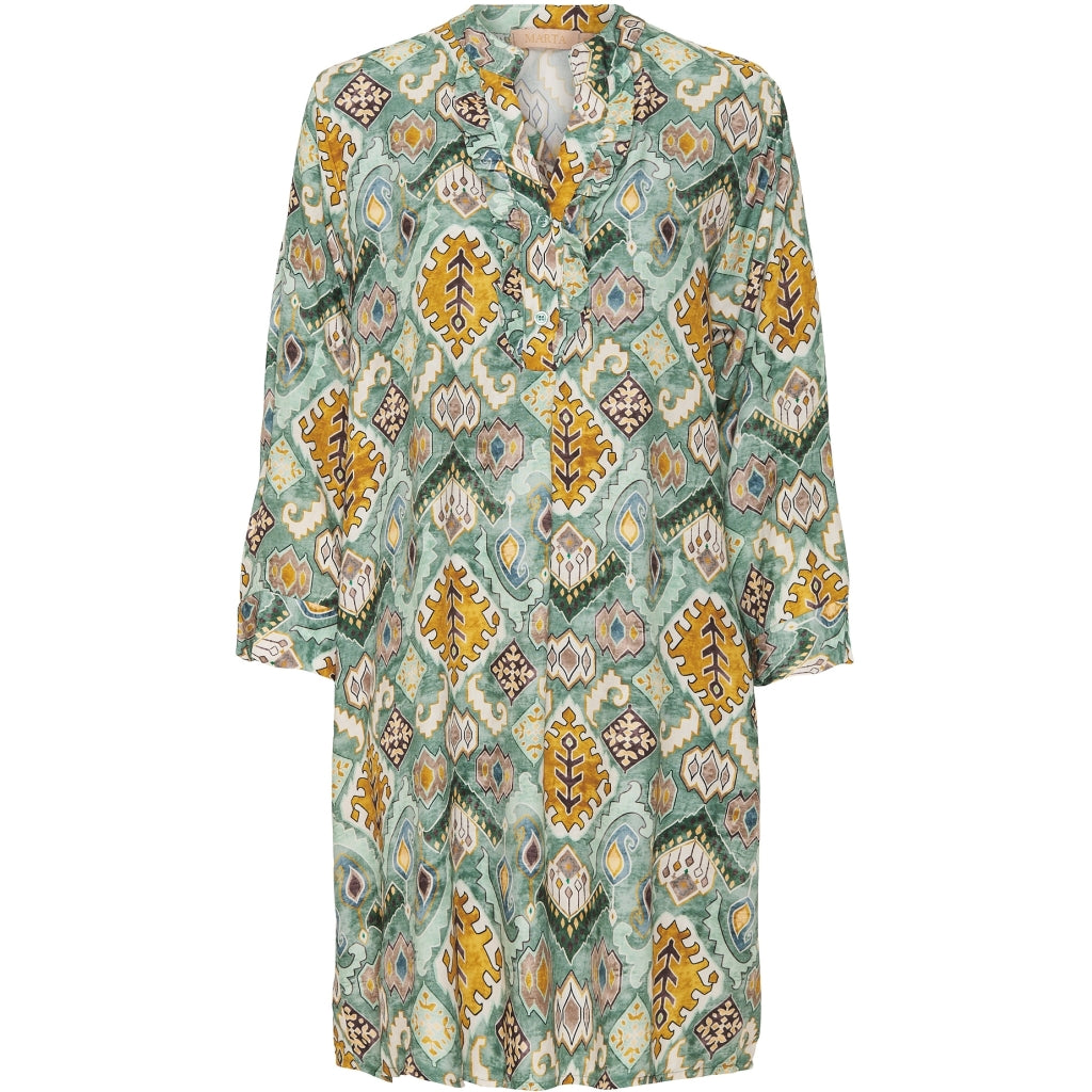 MARTA DU CHATEAU Marta Du Chateau dame kjole 2604B Dress Kaki V/1