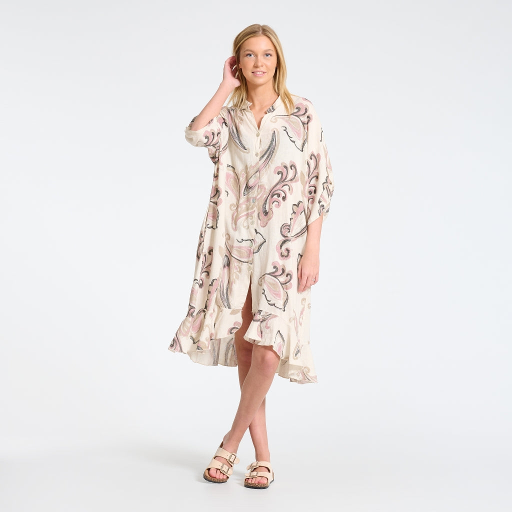 MARTA DU CHATEAU Marta Du Chateau dame kjole 3798B Dress Sabbia