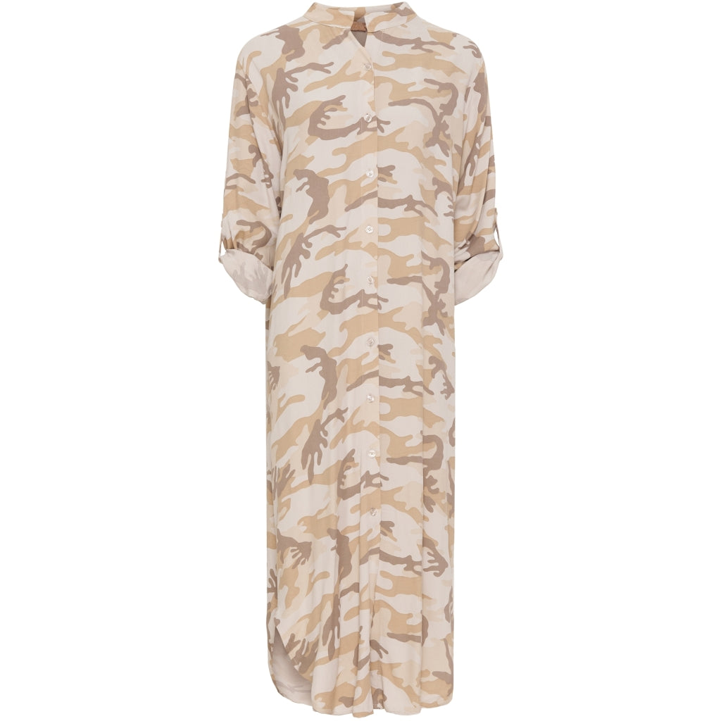 MARTA DU CHATEAU Marta Du Chateau dame kjole 4853 Restudsalg Beige/Camouflage