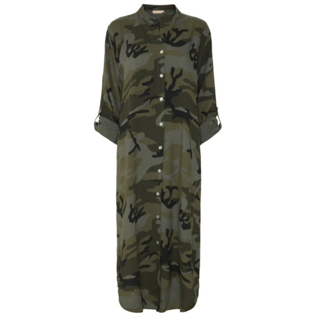 MARTA DU CHATEAU Marta Du Chateau dame kjole 4853 Restudsalg Camouflage