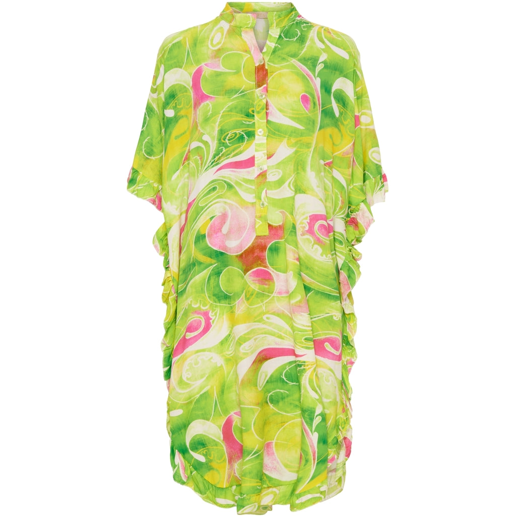 MARTA DU CHATEAU Marta Du Chateau dame kjole 5087 Dress Lime Mix