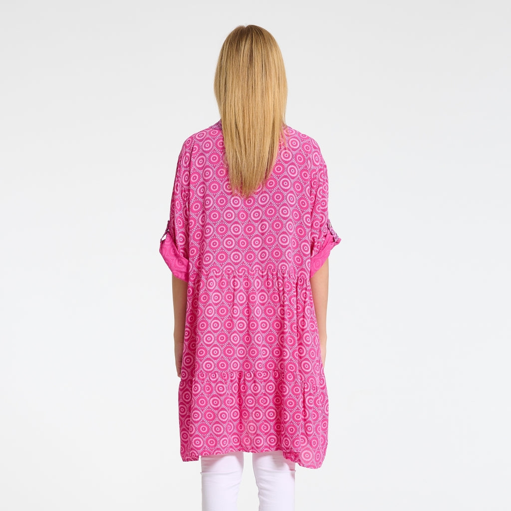 MARTA DU CHATEAU Marta Du Chateau dame kjole 81111 Restudsalg Fuxia