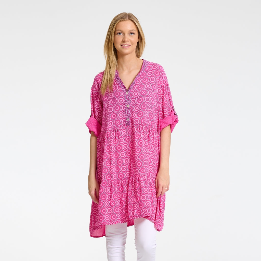 MARTA DU CHATEAU Marta Du Chateau dame kjole 81111 Restudsalg Fuxia