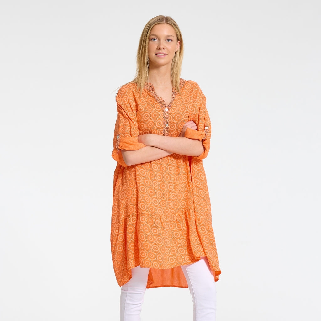 MARTA DU CHATEAU Marta Du Chateau dame kjole 81111 Restudsalg Orange