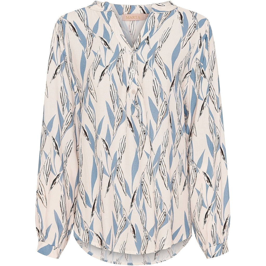 MARTA DU CHATEAU Marta Du Chateau dame skjorte - 8128 Shirt Beige new