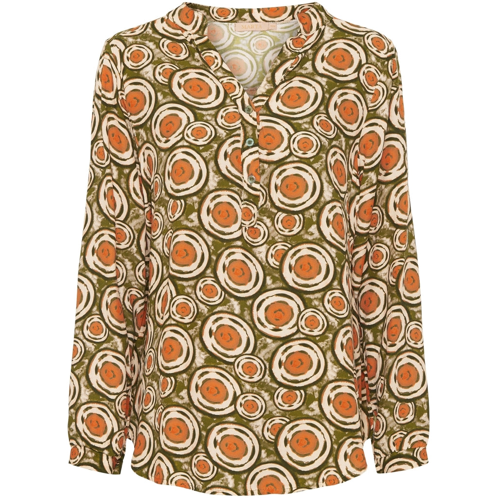 MARTA DU CHATEAU Marta Du Chateau dame skjorte - 8128 Shirt Military8