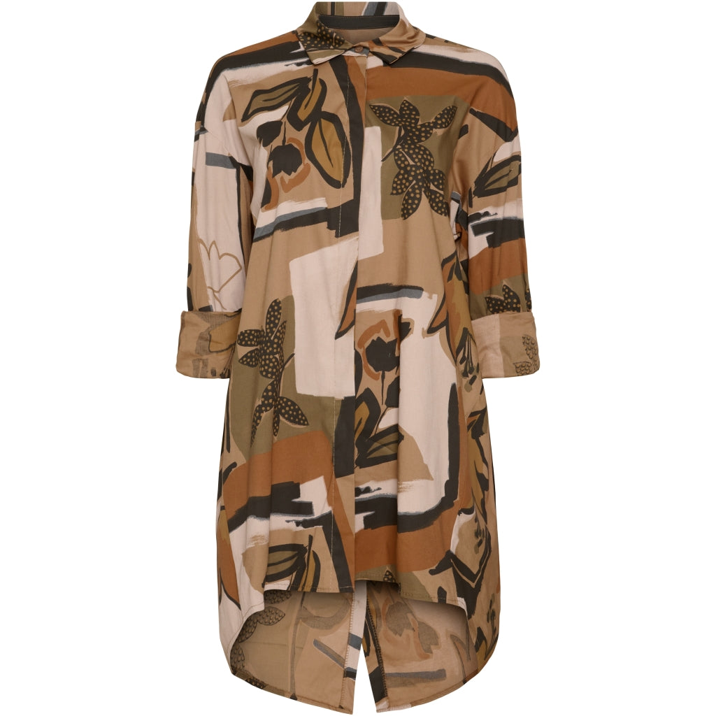 MARTA DU CHATEAU Marta Du Chateau dame skjorte - 86538 Restudsalg Camel