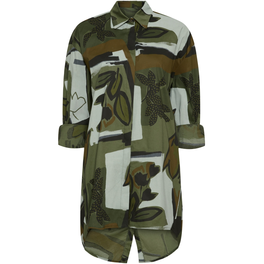 MARTA DU CHATEAU Marta Du Chateau dame skjorte - 86538 Restudsalg Military