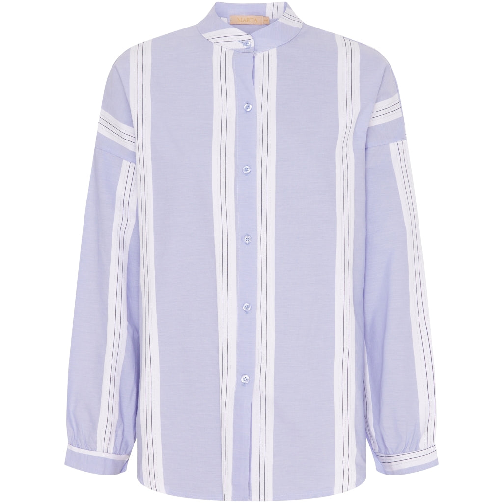 MARTA DU CHATEAU Marta Du Chateau dame skjorte 1627 Restudsalg Celeste